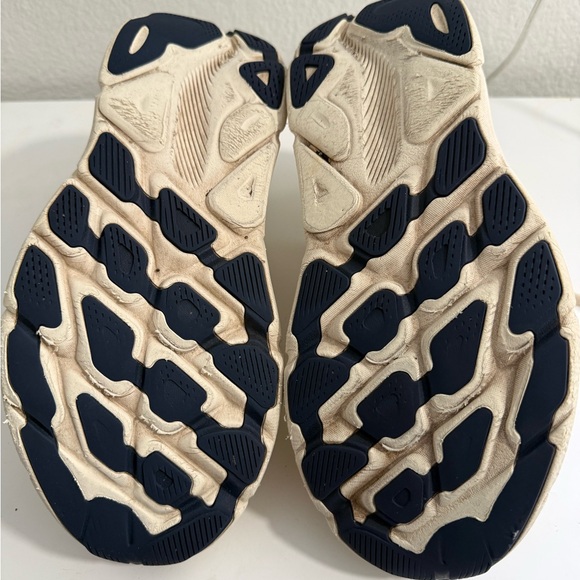 Hoka Clifton 9  Cream Athletic Sneakers - Picture 8 of 11